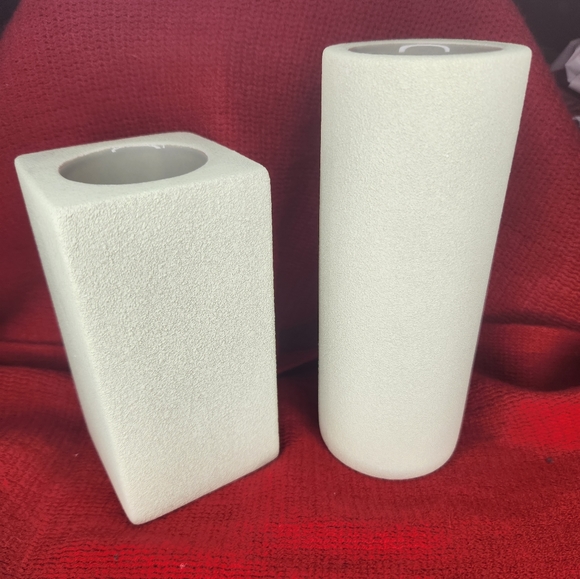 Party Lite Meadows Breeze Duet Light Green Leaf Tea Light Holders new - Picture 2 of 8